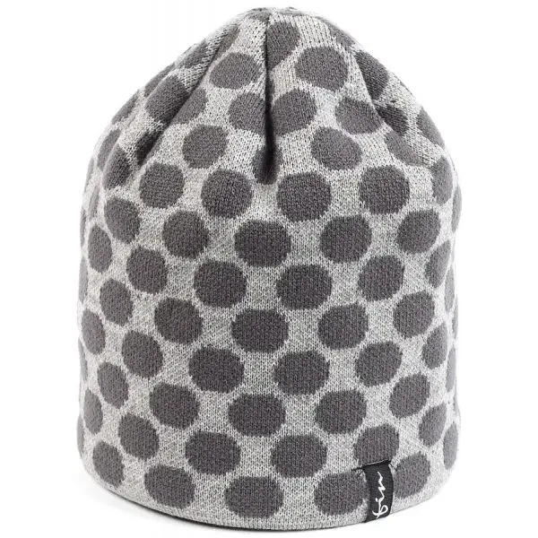 Finmark WINTER HAT Zimní pletená čepice, tmavě šedá, velikost UNI