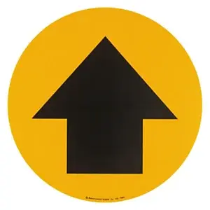 Samolepicí podlahové značení, šipka