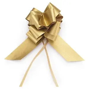 Papírová mašle, zlatá