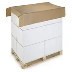 28 x Papírová ochranná fólie na palety 1400 x 1600 mm, hnědá, perforovaná, počet dílů v roli 115 | RAJA