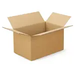 25 x Kartonová krabice 350x250x100mm, hnědá, klopová,třívrstvá vlnitá lepenka (3VVL) | RAJA