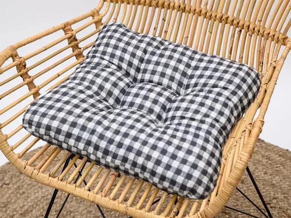 Podsedák na židli Soft kostička šedý