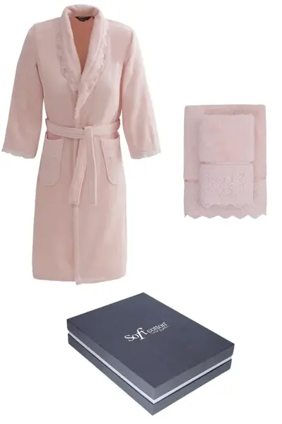 Soft Cotton Darčekové balenie županu, uteráku a osušky FREYA