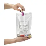 1000 x Ploché sáčky 200x300mm, s bezpečnostními informacemi, 75% recyklované, materiál LDPE, tloušťka 40µm | RAJA