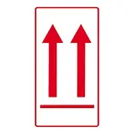 Výstražná etiketa se šipkami