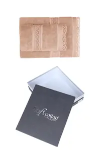 Dárkové balení ručník a osuška SELYA, 2 ks Bronzová