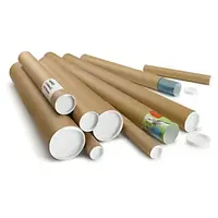 50  x Zásielkový tubus Ø50mm, dĺžka 325mm, hnedý | RAJA