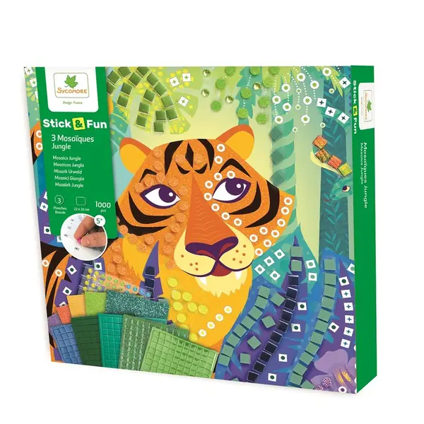 Stick & Fun - mozaika - džungľa