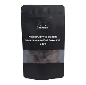 NONAGE Kešu hrudky slaný karamel v mléčné čokoládě 330 g