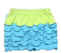 nicol Suknička KVĚTINKA - sv. modrá/zelená puntík, vel. 74