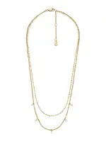 FOSSIL Retiazka 'Ellis'  zlatá