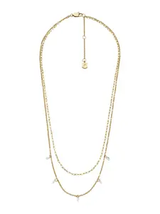 FOSSIL Retiazka 'Ellis'  zlatá