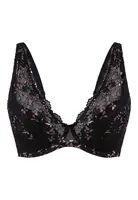 LingaDore Podprsenka  zelená / fialová / čierna