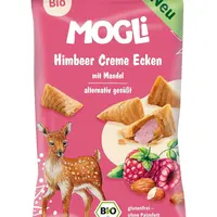 MOGLi BIO Plněné malinové taštičky 30 g