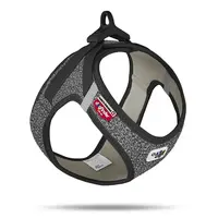 Curli Postroj pro psy se sponou Merino vlna Black S, 4-7 kg