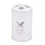 Držiak kefiek Optima Provence biela PRO11