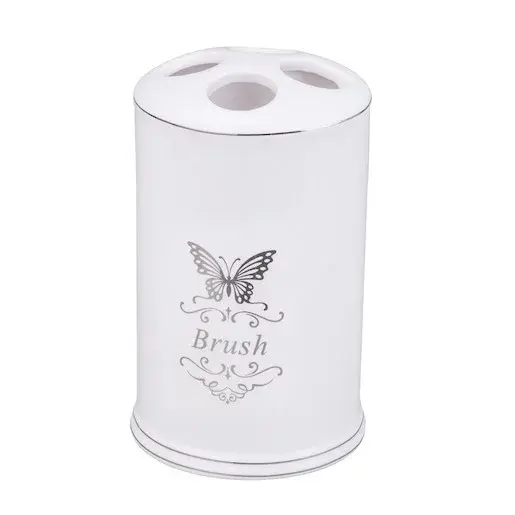 Držiak kefiek Optima Provence biela PRO11