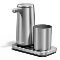 Simplehuman bezdotykový dávkovač penového mydla – 296 ml + kelímok nerez oceľ dobíjací ST1097