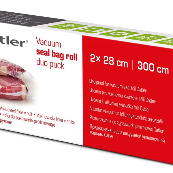 Catler Vacuum roll 28 x 300 cm náhradní vakuovací fólie 2 ks