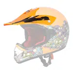 Náhradní kšilt na dětskou přilbu V310 Zombie Neon Orange