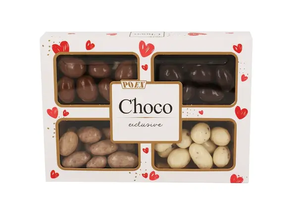 POEX Choco exclusive směs mandlí v čokoládách 200 g