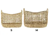 Ručne pletený oválny kôš - rôzne veľkosti Veľkosť: M