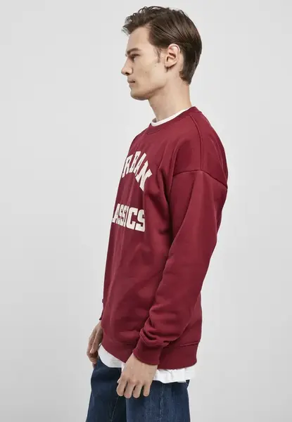 College Print Crew vínová