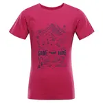 Dětské rychleschnoucí triko alpine pro nogero růžová 116-122