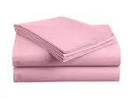 Bavlněné prostěradlo LUX světle růžové 220x240 cm