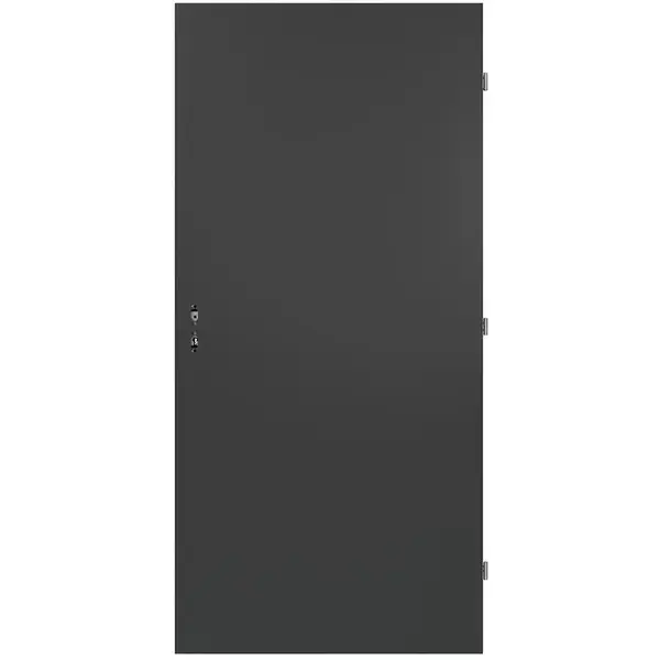 Interiérové vchodové dvere RT03 80P kovový antracit