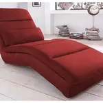 Relaxační lehátko Yankee, červená látka