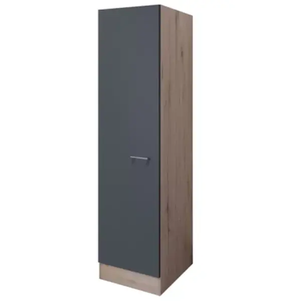 Vysoká kuchyňská skříň Tiago GE50, dub san remo/šedá, šířka 50 cm