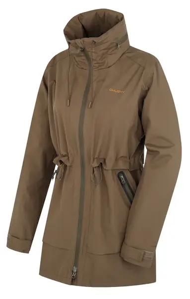 Husky Nevr L XL, tm. khaki Dámský hardshell kabát