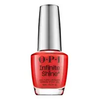OPI Infinite Shine Gel-Like Lacquer lak na nehty s gelovým efektem Knock 'Em Red 15 ml