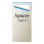 Apacer USB flash disk, USB 3.0, 128GB, AH155, stříbrný, AP128GAH155U-1, USB A, s poutkem