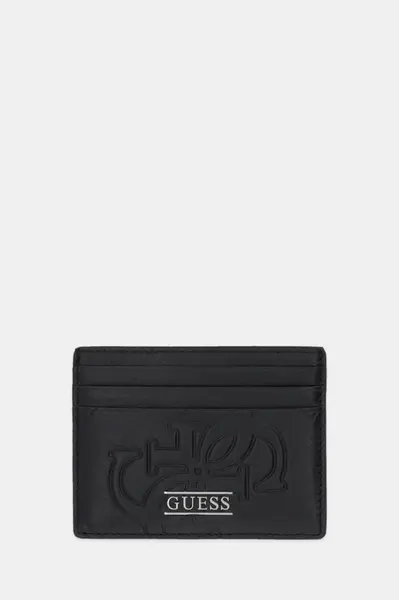 Kožené puzdro na karty Guess BOSTON