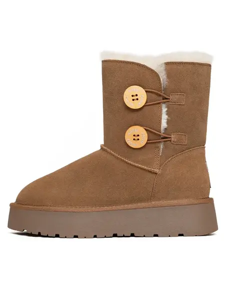 Gooce Nízke čižmy 'HUBBARD'  hnedá / gaštanová