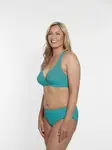 VIVID Bikinový top  modrozelená