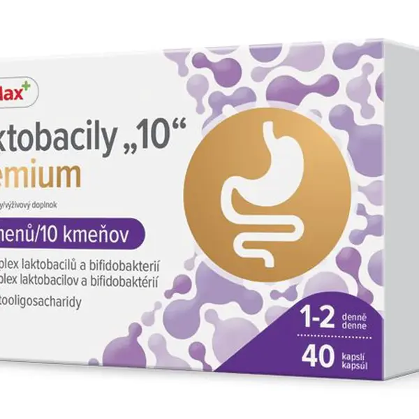 Dr. Max Laktobacily 10 Premium 40 kapslí