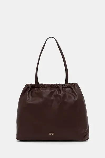 Kožená kabelka Tommy Hilfiger