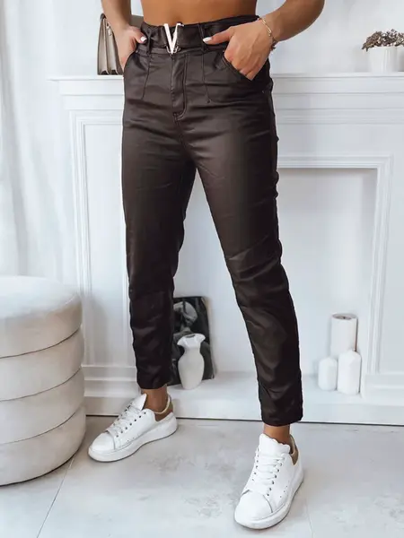 Dámské kalhoty voskované VIOLA Barva bronzová DSTREET