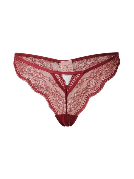 Hunkemöller Tangá 'ISABELLE CHEEKINI'  krvavo červená