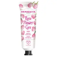 DERMACOL Flower Care Opojný krém na ruce Růže 30 ml