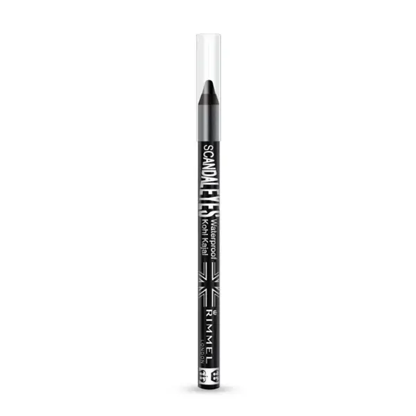 Rimmel Voděodolná kajalová tužka na oči Scandal Eyes 24H (Waterproof Kohl Kajal) 1,3 g 001 Black