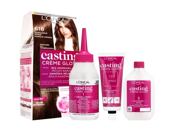 Loréal Paris Casting Creme Gloss 618 vanilková moka barva na vlasy