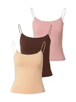 studioselect Top 'Lena'  krémová / tmavohnedá / ružová