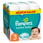 Pampers Midi vel. 3 dětské pleny 208 ks