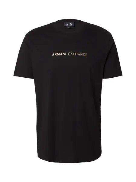 ARMANI EXCHANGE Tričko  zlatá / čierna