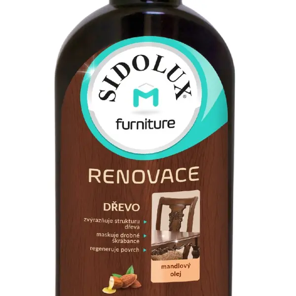 Sidolux M Renovace Čisticí mléko na nábytek Mandle 300 ml