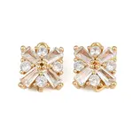 Brass Micro Pave Cubic Zirconia Pendants